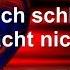 Ohne Dich Schlaf Ich Heut Nacht Nicht Ein Münchner Freiheit Karaoke