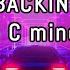 80s Synthwave Melodic Rock Guitar Backing Track In Cm