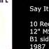 JERMAINE STEWART Say It Again Album Version 1987