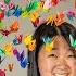 UK Schoolgirl Smashes New World Record For ORIGAMI By Making 1000 Paper Cranes SWNS