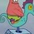 Patrick Riding A Seahorse For 10 Hours