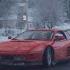 Ferrari Testarossa Snow Drift Wham Last Christmas