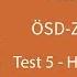 Arena ÖSD Β2 J Test 5 Hören Aufgabe 2 Prüfungsvorbereitung ÖSD Zertifikat B2 Für Jugendliche