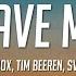 ROY KNOX X Tim Beeren Save Me Lyrics Ft Svniivan