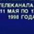 НТВ Программа передач и окончание вещания в мае 1998 года