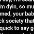 2Pac 16 On Death Row Lyrics