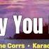 Don T Say You Love Me Karaoke Version The Corrs