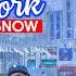 NEW YORK Christmas SNOW Snowy Morning In Rockefeller Center Walking Tour 4K