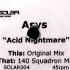 A S Y S Acid Nightmare Original Mix Hard Trance 2001