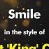 Nat King Cole Smile Karaoke Version From Zoom Karaoke