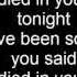 Just Died In Your Arms Lyrics Cutting Crew