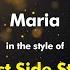 West Side Story Maria Karaoke Version From Zoom Karaoke