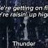 Nightcore Thunder Gabry Ponte LUM X Prezioso Lyrics