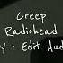 Radiohead Creep Sped Up Lyrics