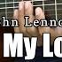 Oh My Love John Lennon Fingerstyle Guitar Tutorial TAB Lyrics