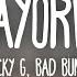 Becky G Bad Bunny Mayores Letra Lyrics