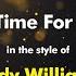 Andy Williams A Time For Us Karaoke Version From Zoom Karaoke