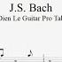 Prelude BWV 997 By J S Bach With Guitar Tutorial TABs