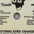 Cosmic Touch Nothing Ever Changes Instrumental Mix