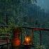 The Best Way To Sleep Instantly Listen To Rain Thunder Sound Crackling Fire Cozy Balcony In Rain