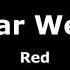 The War We Made Red Lyrics