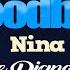 I LOVE YOU GOODBYE Nina KARAOKE PIANO VERSION