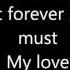 SLIK Forever And Ever Lyrics