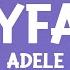 Adele Skyfall Lyrics