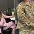 Military Husband Surprises Wife At Work Shorts