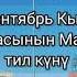 Кыргыз тили майрамы