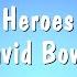 Heroes David Bowie Karaoke Version