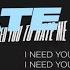 JC Stewart I Need You To Hate Me Official Lyric Video