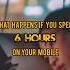 What Happens If You Spend 6 Hours On Your Phone Shorts Viral Trending