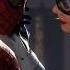 Black Cat Kisses Spider Man Marvel PS5 Game Shorts Spiderman Kiss