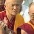 Dalai Lama At Morning Prayers