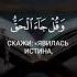 Сура 17 Аль Исра аят 81Чтец Ислам Субхи ислам сунна истина сура коран пророк религия Quote