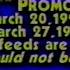 Nickelodeon Promo Feed March 20 27 1991