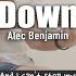 Let Me Down Slowly Alec Benjamin Fingerstyle Guitar TAB Chords Lyrics