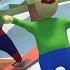 Baldi Spiderman And Hulk Go SNOWBOARDING Human Fall Flat