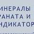 Минералы группы граната и их индикаторное значение