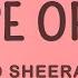 Ed Sheeran Shape Of You Lyrics