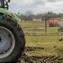 John Deere 6195M VS Deutz Fahr 180 7 Profiline In MUD