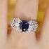 Which Oval Blue Sapphire Ring Will You Say Yes Engagementring Lggjewelry Customdesign Sapphire Oval