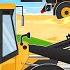 Wheel Loader And Garbage Truck Waste Collection And Lifeguard Tower Construction Vehicles