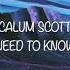 Calum Scott Need To Know Slowed Down