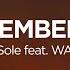 Sole Sole Remember Me Feat WAVO X