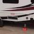 Voltage 3950 Fifth Wheel Toy Hauler Trailer Setup For Desert Camping