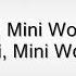 Indila Mini World Lyrics French English