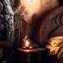 Cozy Hobbit Bedroom Relaxing Fireplace With Soothing Rainfall Sounds Rain On Roof Deep Sleep