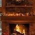 Cozy Christmas Jazz Playlist Winter Forest Living Room Ambience Snowfall Crackling Fireplace